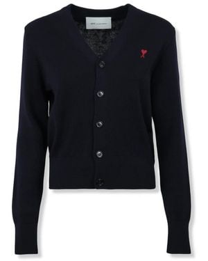 Ami Paris Ami De Cœur Cardigan - Schwarz