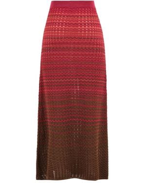 Akep Maxi Skirts - Red