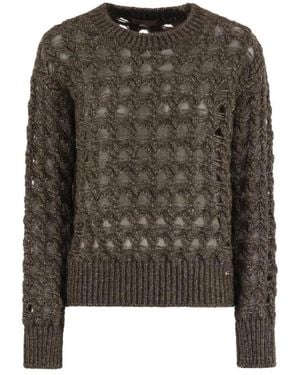 Herno Round-Neck Knitwear - Verde