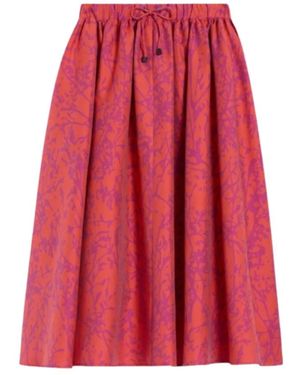 Max Mara Midi Rok - Rood