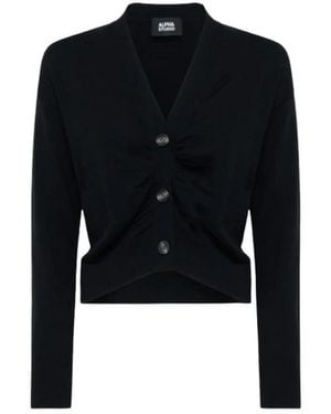 Alpha Studio Cardigans - Nero