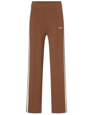 Autry Pantalones De Punto A Rayas Azul Y Blanco, Mujer, Talla - Marrón