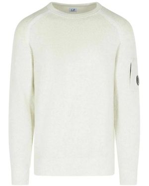 C.P. Company Round-Neck Knitwear - Blanc