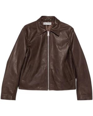 Our Legacy Jassen ,Bruin ,Leer Mini Jacket