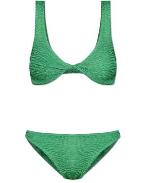 Paramidonna Badmode ,Groen ,Tweed Donika Tweedelig Zwempak
