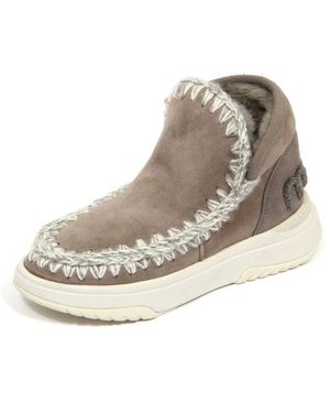 Mou Glitter Eskimo Jogger Graue Wo Stiefel - Natur