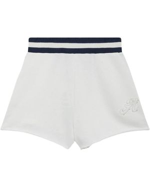 Autry Fitness ,Wit ,Katoen Katoenen Shorts Met Logo