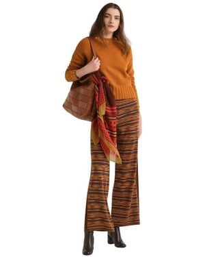 Maliparmi Wide Trousers - Brown