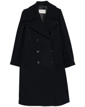 Dries Van Noten Caban Double-Breasted Jas - Zwart