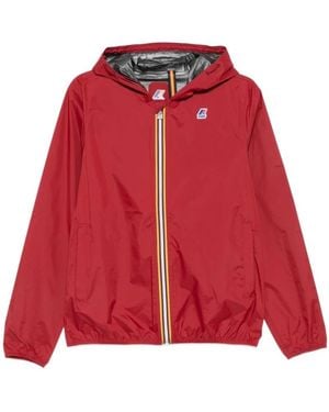 K-Way Jassen ,Rood ,Nylon Jack Plus Dot Jacket