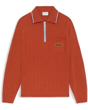 Drole de Monsieur Round-Neck Knitwear - Orange