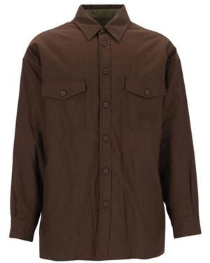MM6 by Maison Margiela Casual Shirts - Brown