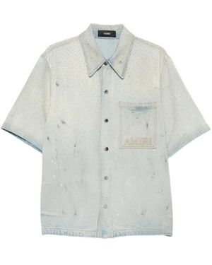 Amiri Denim Shirts - Grey