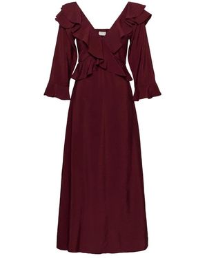 Kaffe Maxi Dresses - Rosso