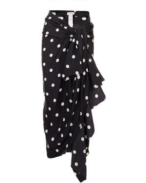 Sportmax Midi Skirts - Negro