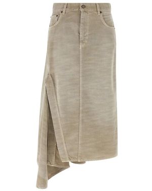 Haikure Denim Skirts - Natural