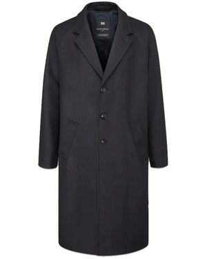 Gloverall Single-Breasted Coats - Blue