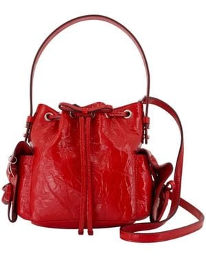 Acne Studios Bucket Bags - Rosso