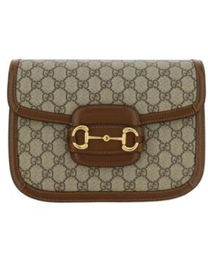Gucci Horsebit 1955 Mini-Tasche - Grau