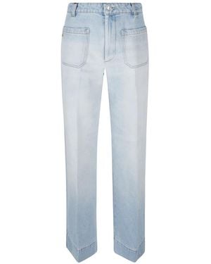 Victoria Beckham Straight Jeans - Azul