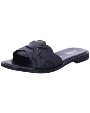 Gabor Flache Sandalen - Blau