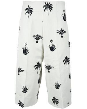 Jil Sander Long Shorts - Wit