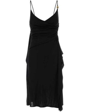 Versace Midi Kleider - Schwarz
