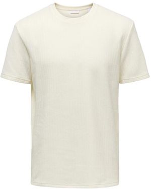 Only & Sons Tops ,Geel ,Blouses & Shirts - Wit