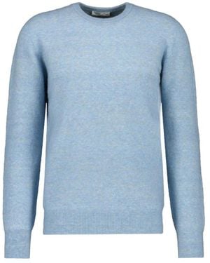 Roberto Collina Strickpullover Aus Merinowolle - Blau