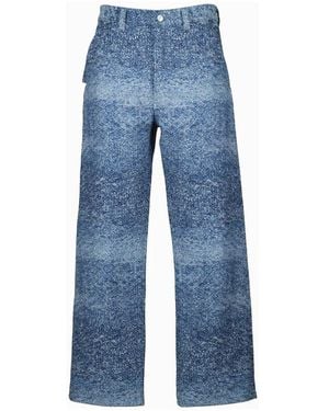 Dior Wide Jeans - Blu