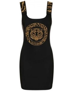 Just Cavalli Kleedjes ,Zwart ,Abito