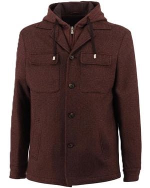 Eleventy Light Jackets - Brown
