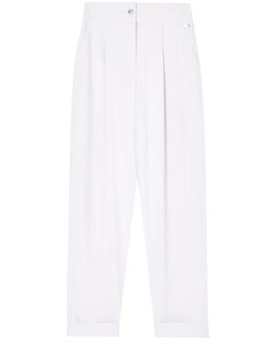 ARMANI EXCHANGE Straight Trousers - Blanco