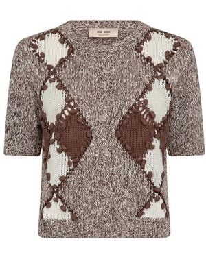 Mos Mosh Round-Neck Knitwear - Marrón