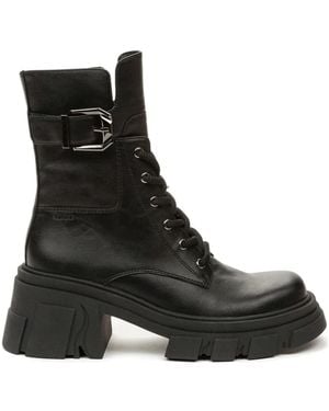 KEDDO Lace-Up Boots - Black