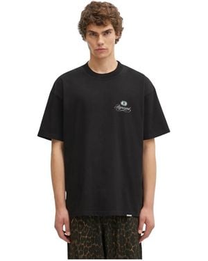 Represent Tops ,Zwart ,Katoen Grand Vintage Hand Drawn T-Shirt