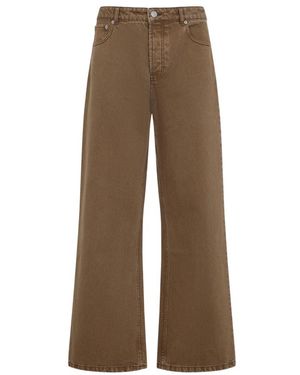 Ami Paris Wide Jeans - Brown