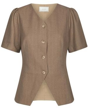 Neo Noir Blouses - Marrón