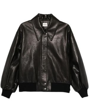KHAITE Jassen ,Zwart ,Wol Shelman Jacket