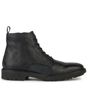 Geox Lace-Up Boots - Black