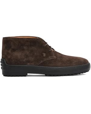 Tod's Lace-Up Boots - Brown