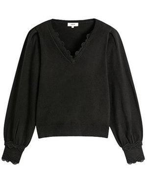 Suncoo V-Neck Knitwear - Noir
