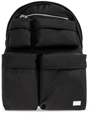 DIESEL Multi-Pkts Rucksack - Schwarz
