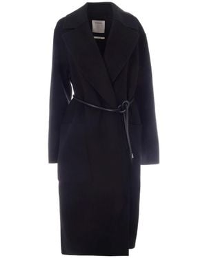 Sportmax Belted Coats - Blue