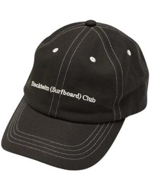 Stockholm Surfboard Club Caps - Black