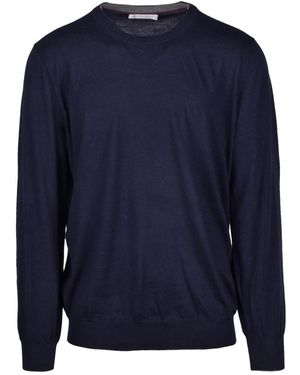 Brunello Cucinelli Kaschmirwolle Pullover Sweater - Blau