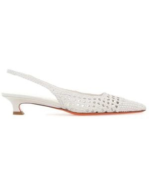 Santoni Decollete Luce-35-Arxi80 - Weiß