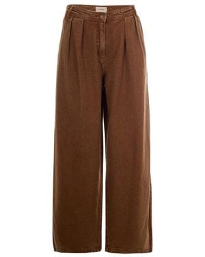 Sessun Wide Jeans - Brown