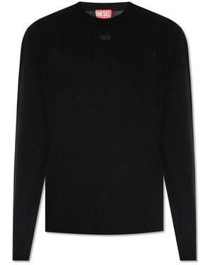 DIESEL Round-Neck Knitwear - Black