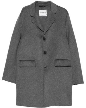 Amaranto Single-Breasted Coats - Gris